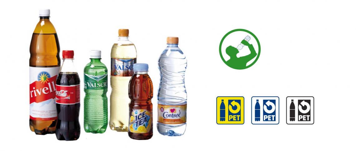 Bouteilles PET admises